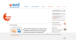 Desktop Screenshot of evd-dormagen.de